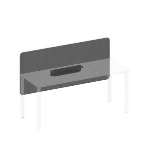 Спэйс+ | space+ экран настольный фронтальный тканевый с кабель-каналом а1 чр 859.02 ba50