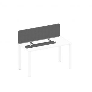 Спэйс+ | space+ экран настольный фронтальный тканевый с мягким наполнителем с кабель-каналом а1 чр 877.01 ba50